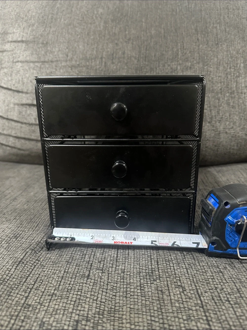 Small Black 3-Drawer k cup organizer